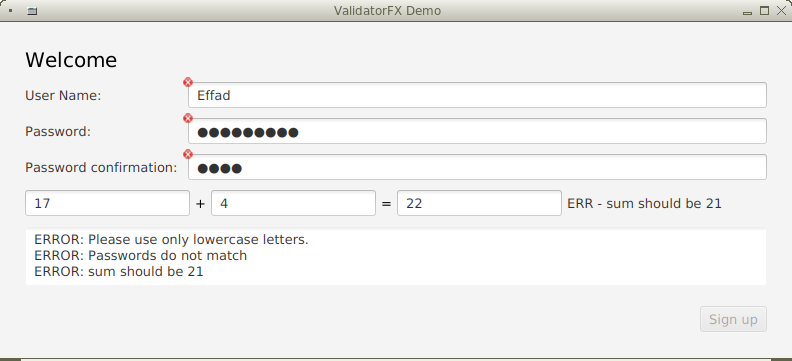 ValidatorFX